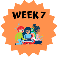 Color Our World Week 7 Reading Badge