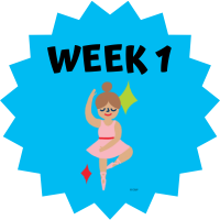 Color Our World Week 1 Reading Badge