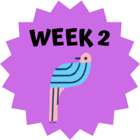 Color Our World Week 2 Reading Badge